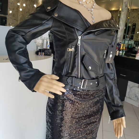 Sexy  sequined cut out body con cocktail dress - Picture 6 of 13